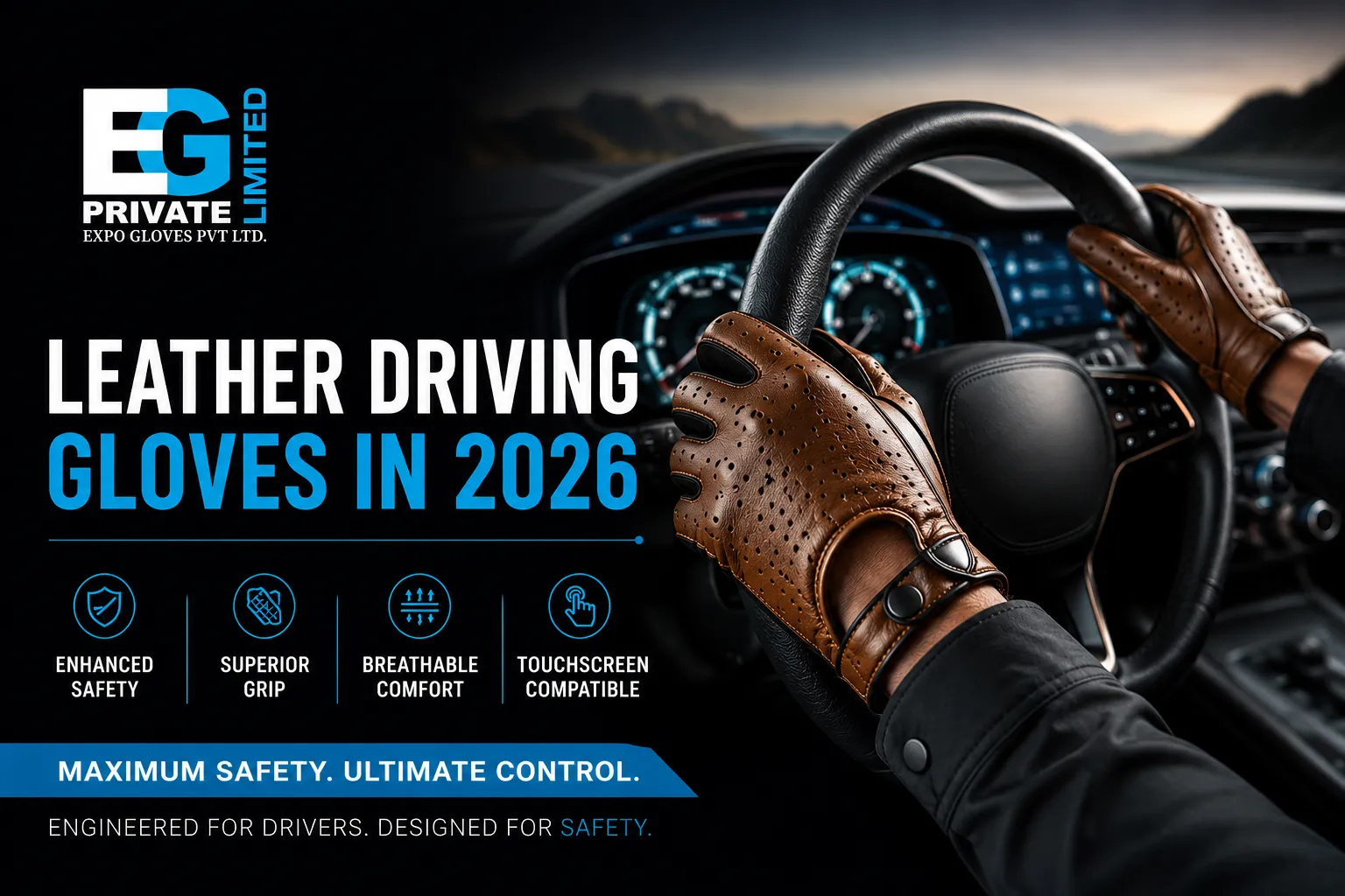 Leather Driving Gloves in 2026: How Modern Gloves Ensure Maximum Safety for Drivers?