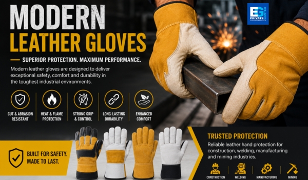 Industrial Safety Gloves: How Modern Leather Gloves Continue to Offer Superior Protection to Workers?