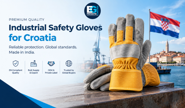 Industrial Safety Gloves for Croatia: Why Indian Manufacturers and Exporters are a Top Choice?